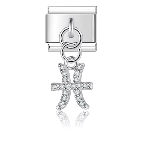 Sternzeichen Fische Silber